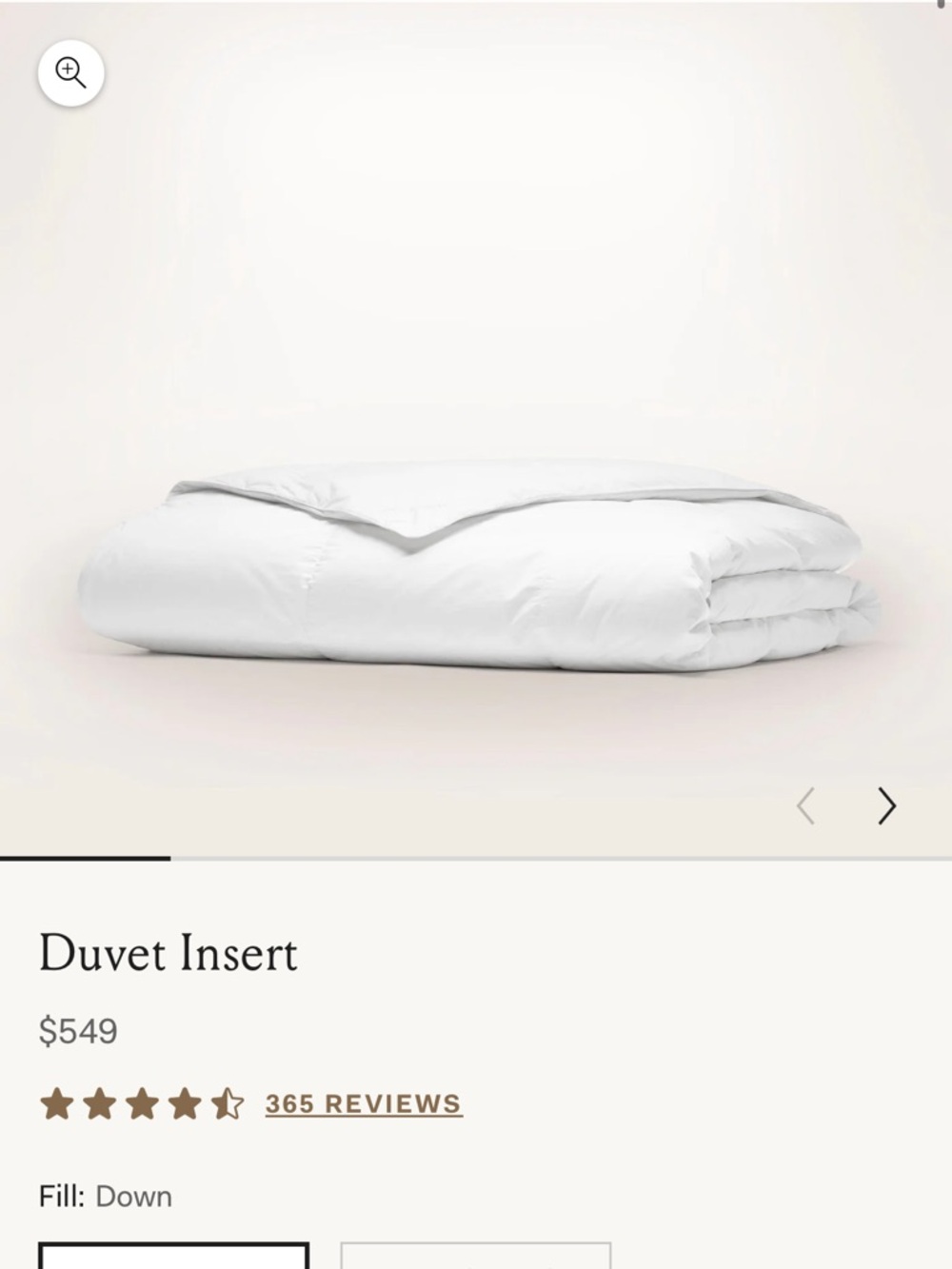 Down Duvet Insert - King/Cal. King / Midweight - Picture 2 of 7